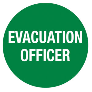Evacuation Officer Safety Decals