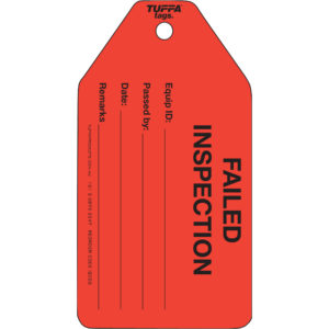 Failed Inspection Tags (packs of 100)