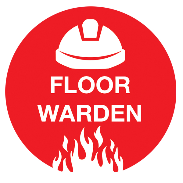 Floor Warden Safety Decals