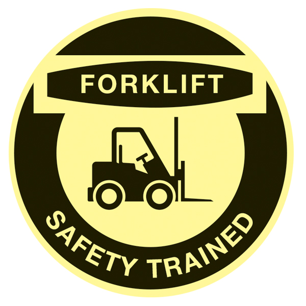 Forklift Safety Trained Safety Decals