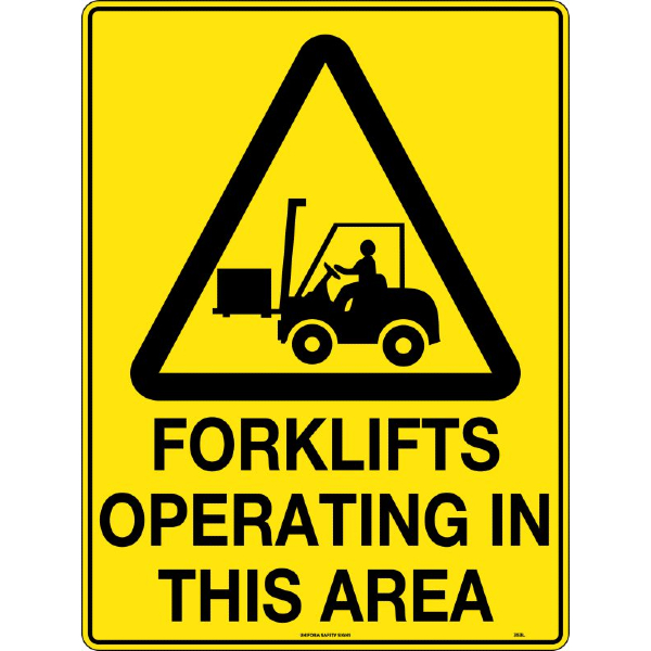Forklifts Operating in This Area