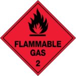 Flammable Gas 2 Sign