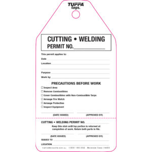 Cutting Welding Tags