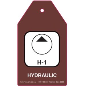 Hydraulic Energy Source Tags - Code ES03