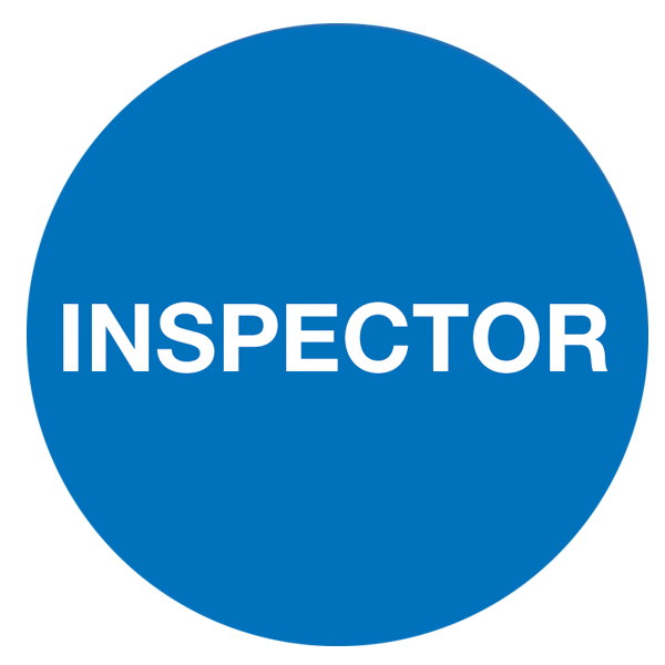 Inspector Safety Decals