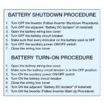 LG Chem Shutdown Procedure