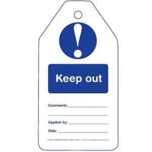 Keep Out Tags (packs of 100)