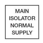Main Isolator Normal Supply