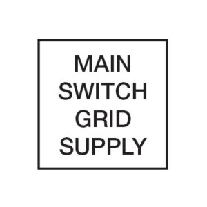 Main Switch Grid Supply ESL26