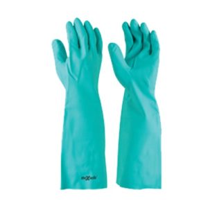 Maxisafe Green Nitrile Chemical Glove 45cm