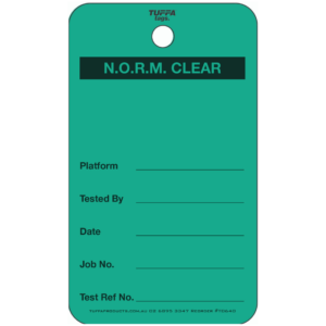 NORM Clear Tags
