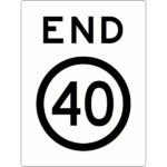 End 40 Signs