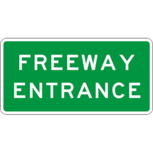 Freeway Entrance Signs