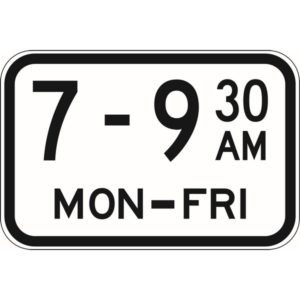 Time of Operation Module, Single Periods Signs