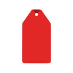 Red Plain TUFFA Tags (Small) – Code PT13