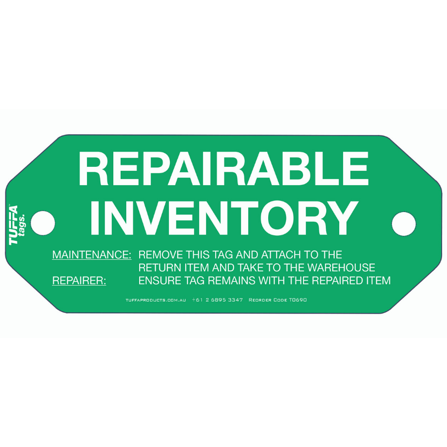 Repairable Inventory Tags