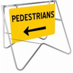 Pedestrians, Left Arrow Signs