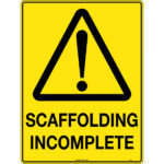 Scaffolding Incomplete