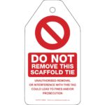 Do Not Remove Scaffold Tags (packs of 100)