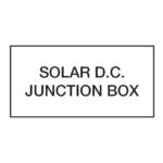 Solar DC Junction Box 20 x 40