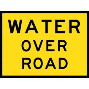 Water Over Road Signs