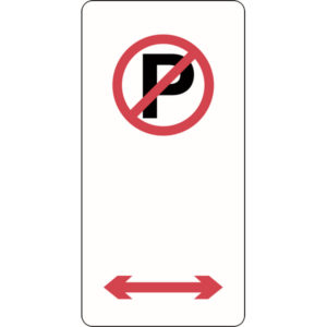 No Parking Symbol Signs