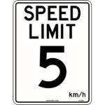 Speed Limit 5 Signs