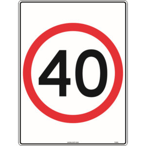 40 in Roundel Signs