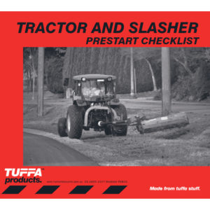 Tractor & Slasher Prestart Checklist Books – Code DB32