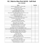 R1 | Marine Max First Aid Kit - Soft Pack