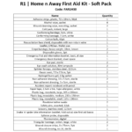 R1 | Home ‘N’ Away First Aid Kit - Soft Pack