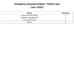 Emergency Eyewash Station - Plastic Case