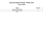 Eye Care Station Premier - Plastic Case