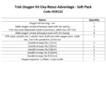 Trek Oxygen Kit, Oxy-Resus Advantage - Soft Pack