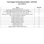 Trek Oxygen Kit, Oxy-Rescue Medic - Soft Pack