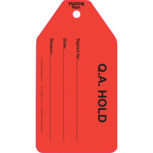 QA Hold Tags (packs of 100)