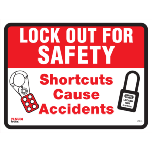Lock Out For Safety Shortcuts Cause Accidents Lockout Decal