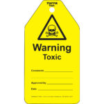 Warning Toxic Tags (packs of 100)