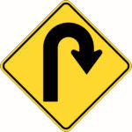 Hairpin Bend Right Signs