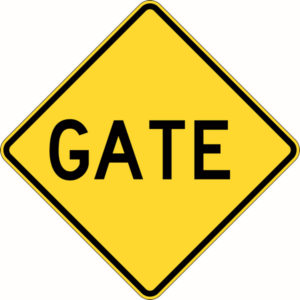 Gate Signs