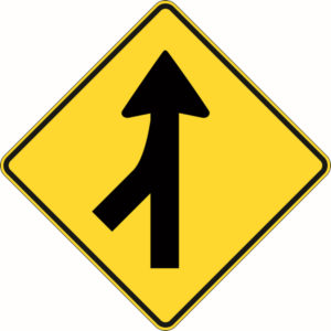 Merging Traffic, Left Signs