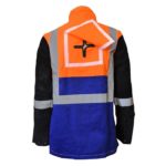 Arcguard® FR HI-VIS Pyrovatex Welding Jacket-with Harness Flap