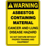 Warning Asbestos Cancer _ Lung Disease Hazard