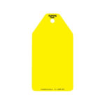 Yellow Plain TUFFA Tags (Small) – Code PT11
