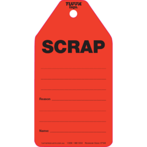 Scrap TUFFA™ Tag (packs of 100)