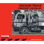 Vacuum Truck Prestart Checklist Books