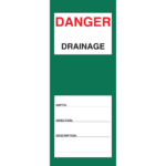 Utility Services Standpipe Stickers - Drainage (Packs of 20)