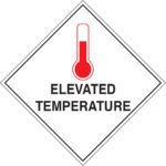 Elevated Temperature Decals 100mm x 100mm