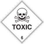 Toxic 6 Decals 100mm x 100mm