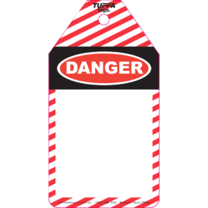 Blank Danger Tag (packs of 100)